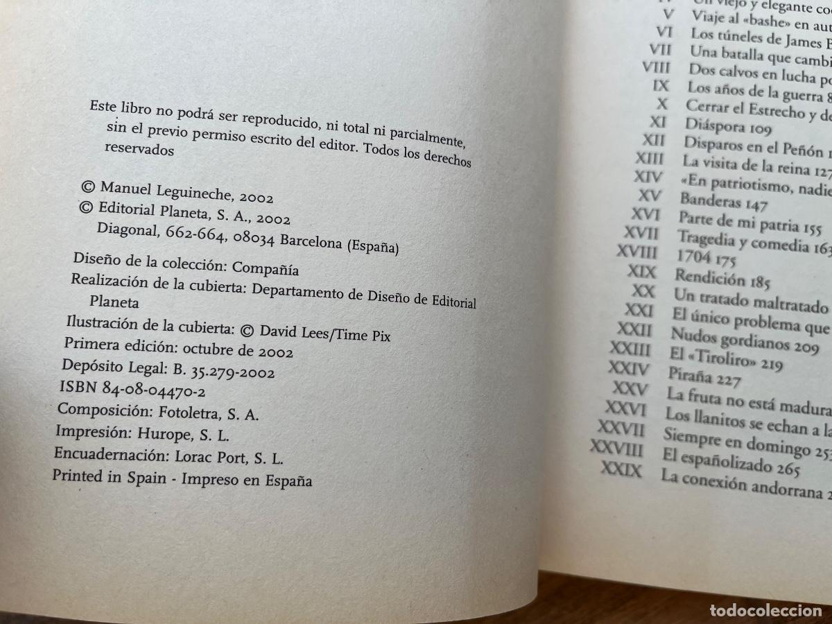 Libros de segunda mano: GIBRALTAR , LA ROCA EN EL ZAPATO DE ESPA&Ntilde;A . MANUEL LEGUINECHE - Foto 6