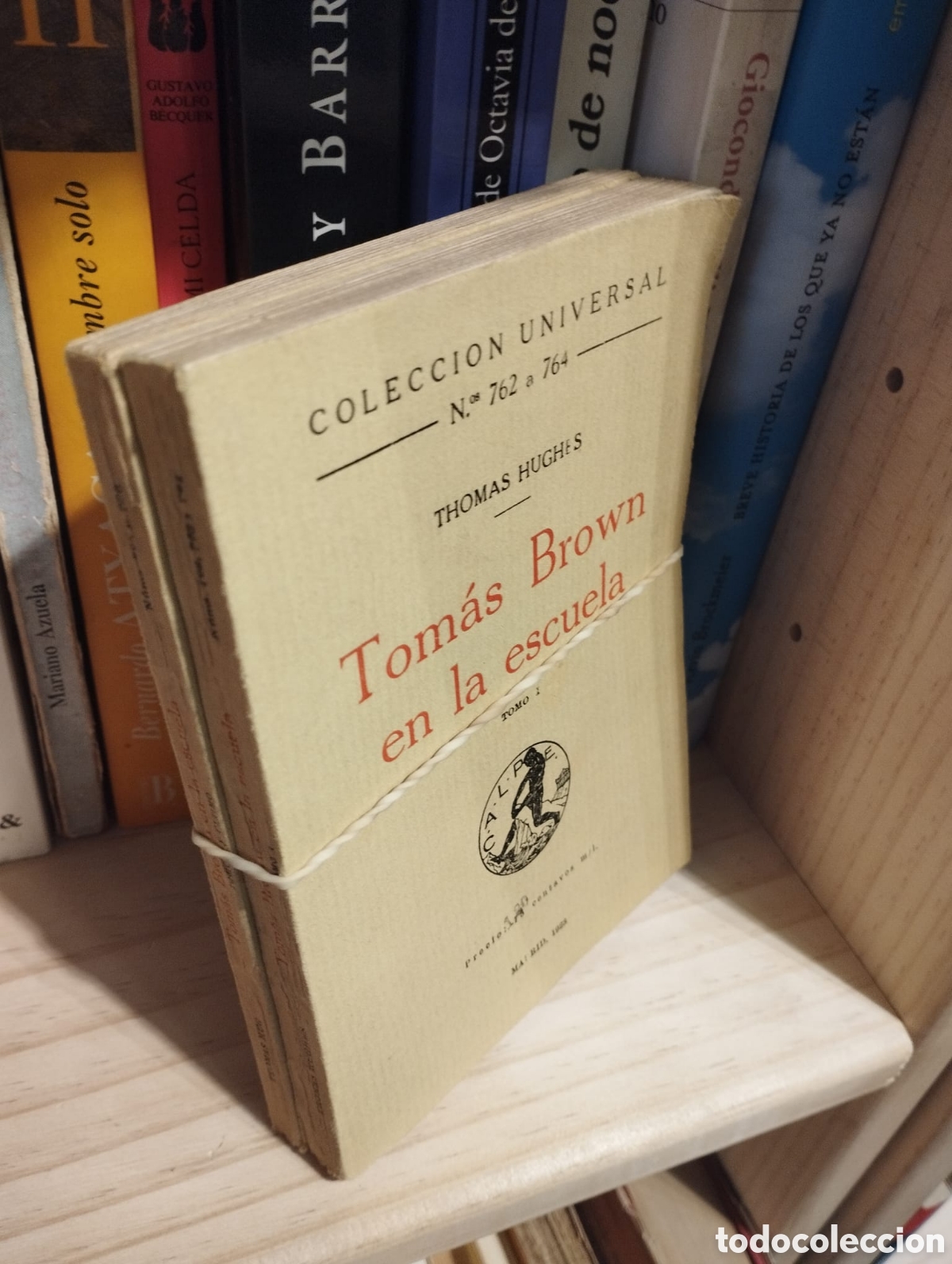 Libros de segunda mano: Tom&aacute;s Brown en la escuela. 2 Vols. - Thomas Hughes - Foto 1