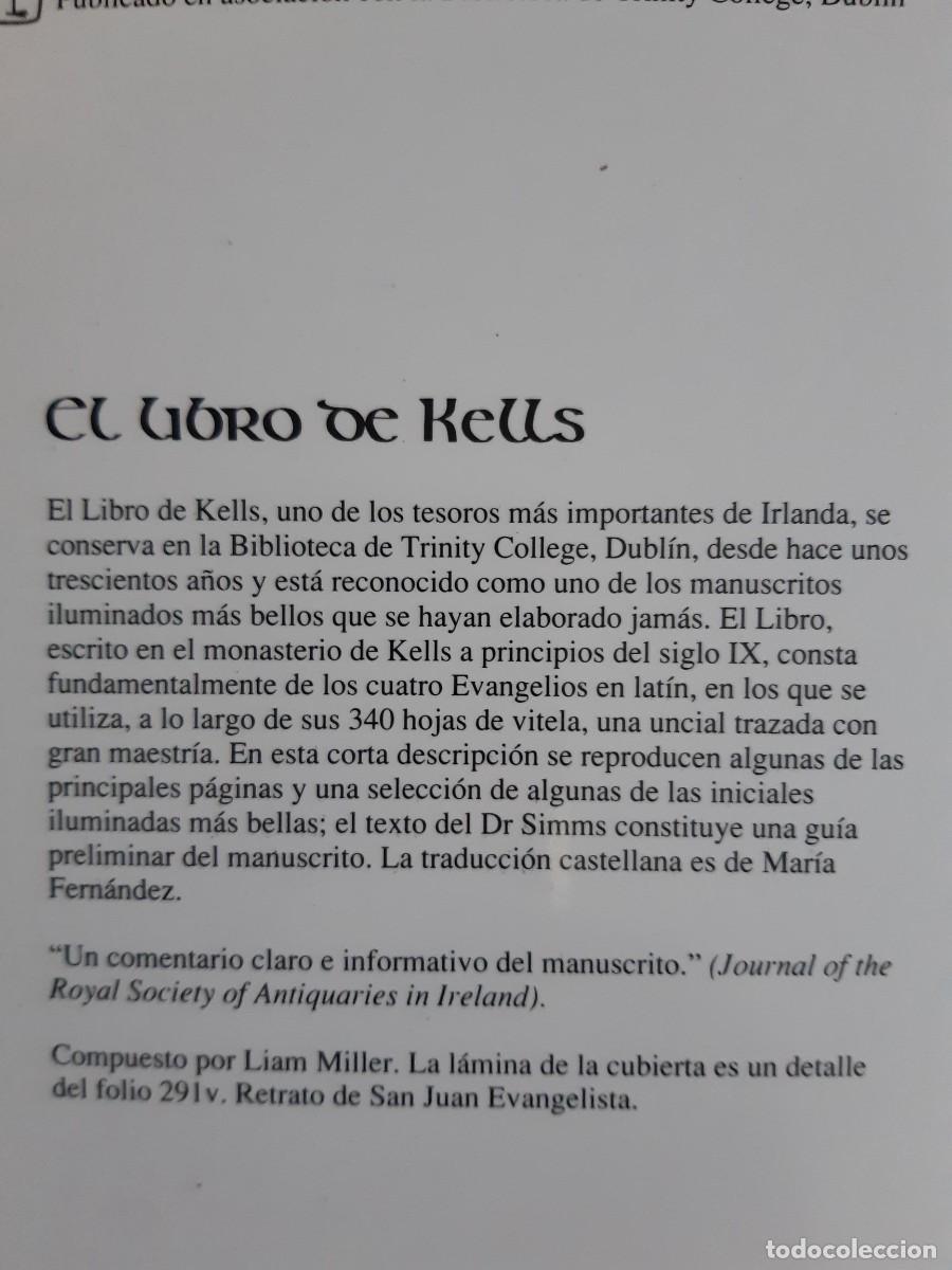 Libros de segunda mano: EL LIBRO DE KELLS IRALANDA MARIA FERNANDEZ TEXTO DR SIMMS - Foto 3