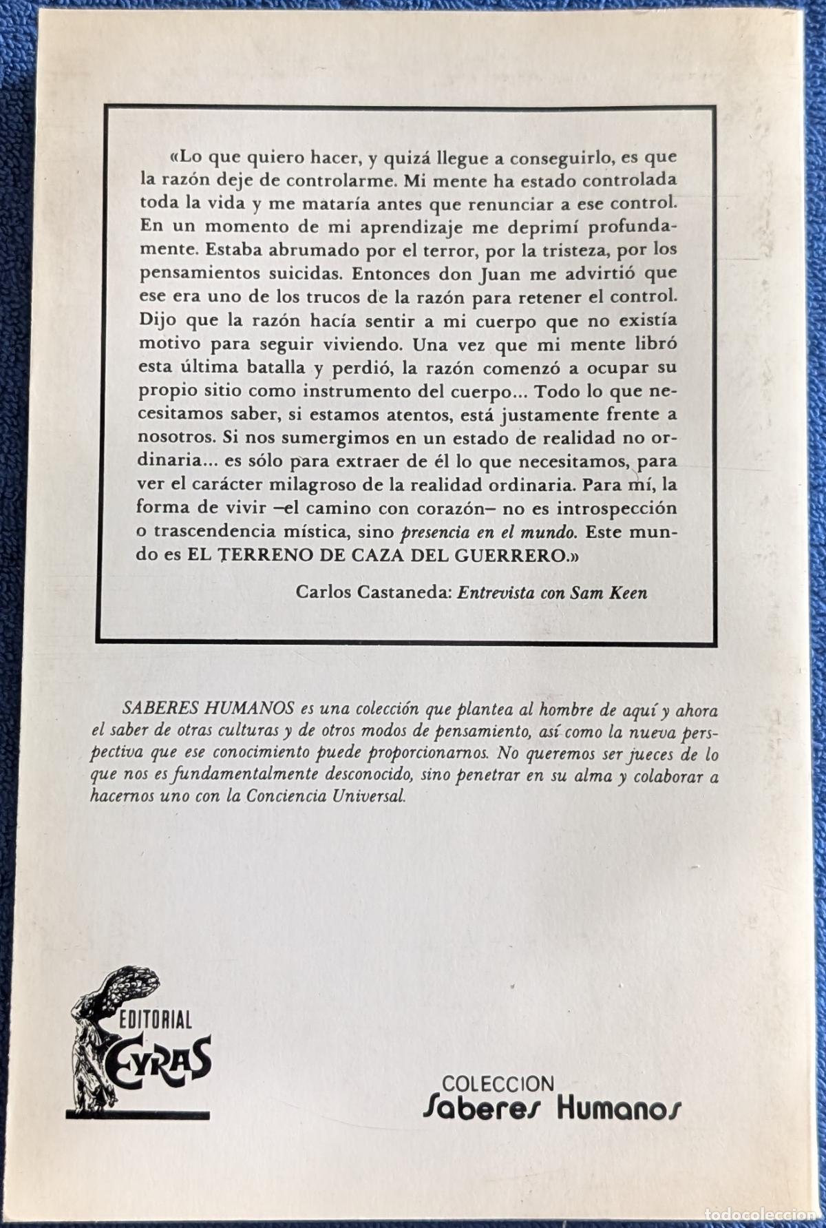 Libros de segunda mano: El d&oacute;n del &aacute;guila - Carlos Castaneda - Editorial Eyras (1982) - Foto 3