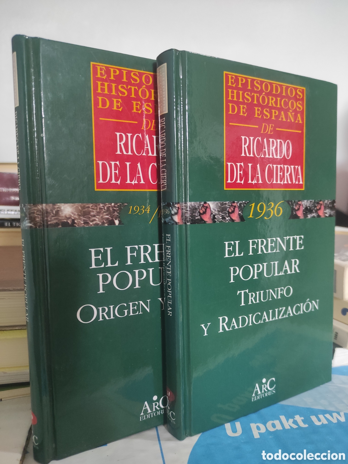 Libros de segunda mano: El frente popular 2 tomos - Ricardo de la Cierva - Foto 1