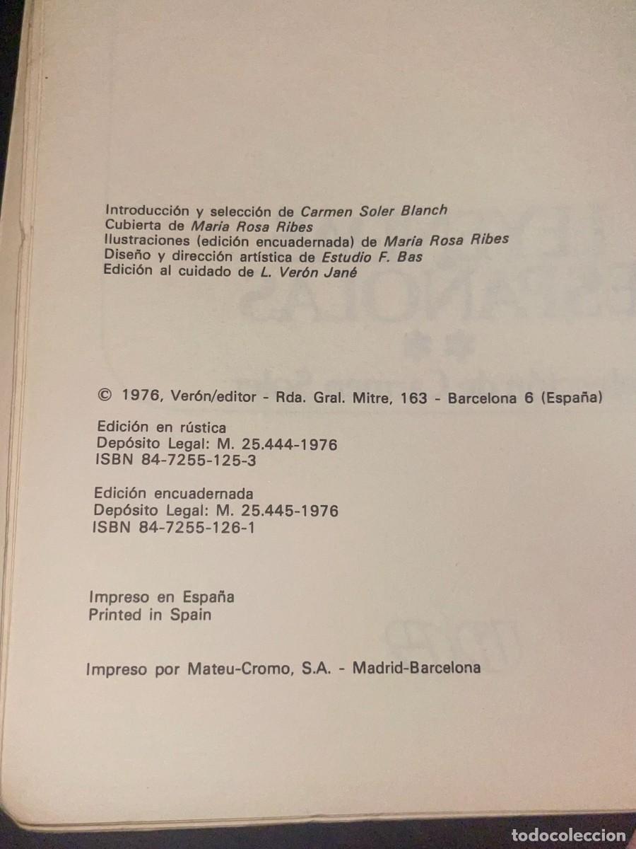 Libros de segunda mano: Leyendas Espa&ntilde;olas - Selecci&oacute;n de Carmen Soler | 1976 Ver&oacute;n - Foto 4