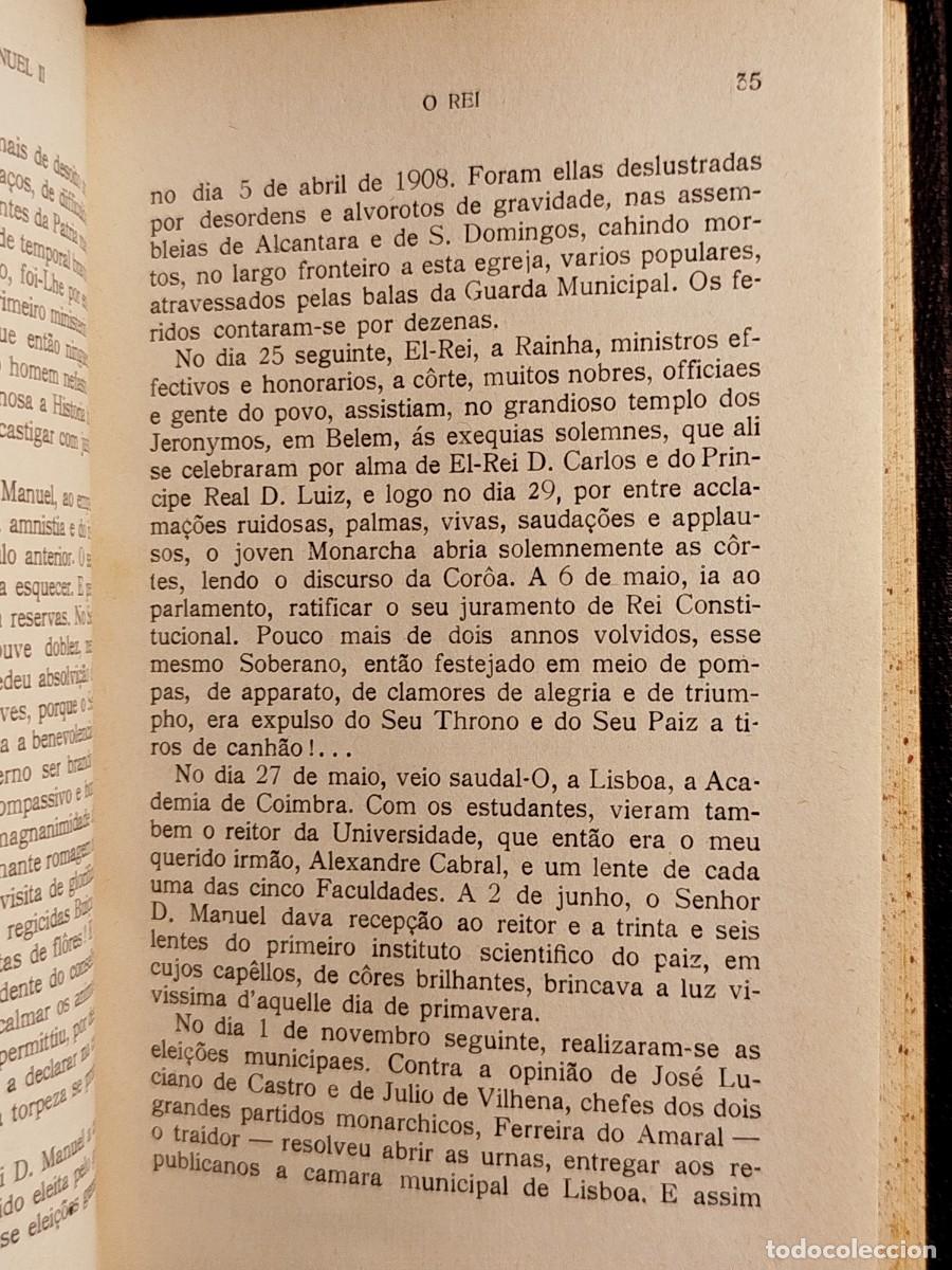 Libros de segunda mano: 1933. Cartas del Rei D. Manuel II. Antonio Cabral. - Foto 5