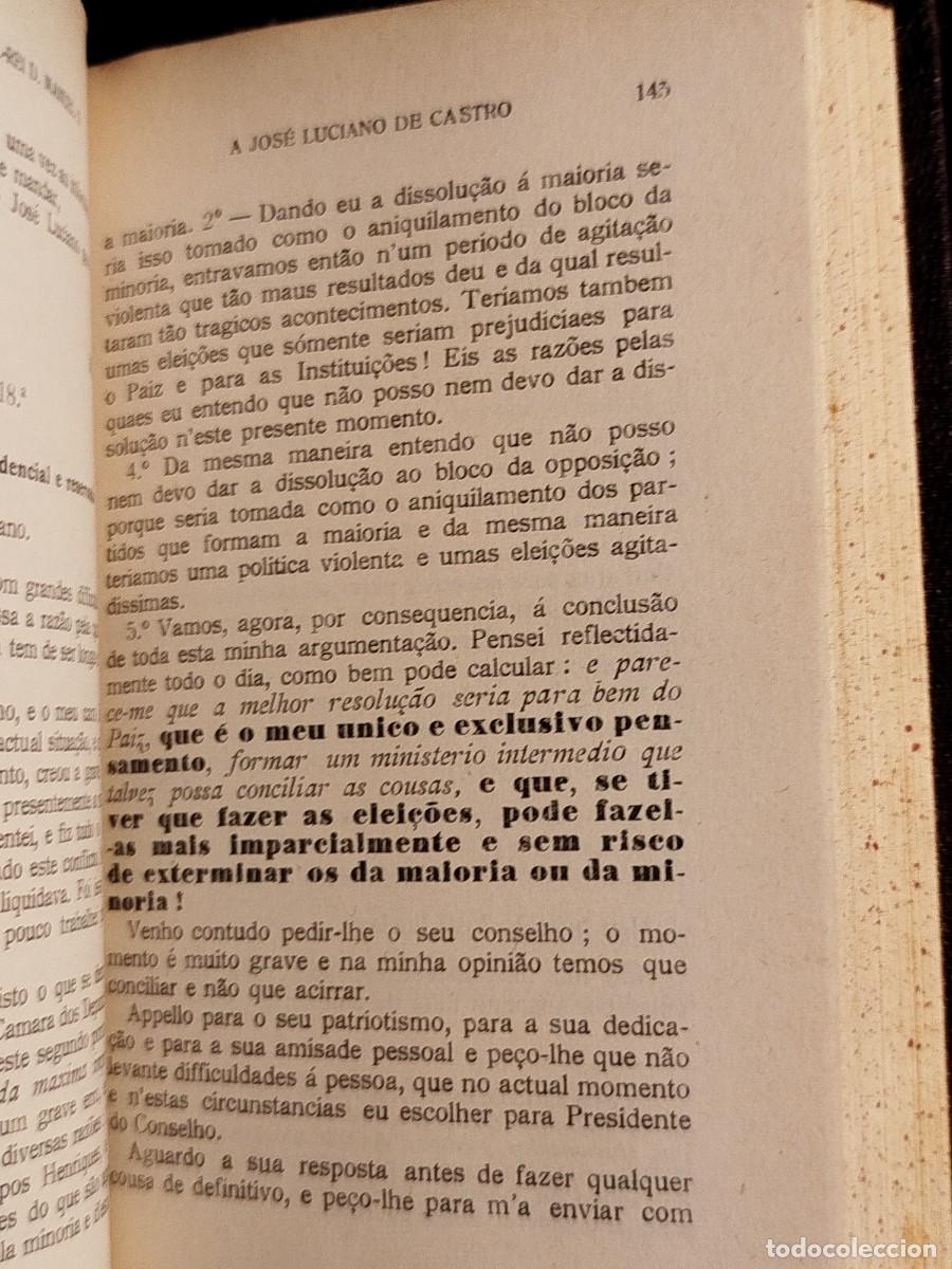 Libros de segunda mano: 1933. Cartas del Rei D. Manuel II. Antonio Cabral. - Foto 8