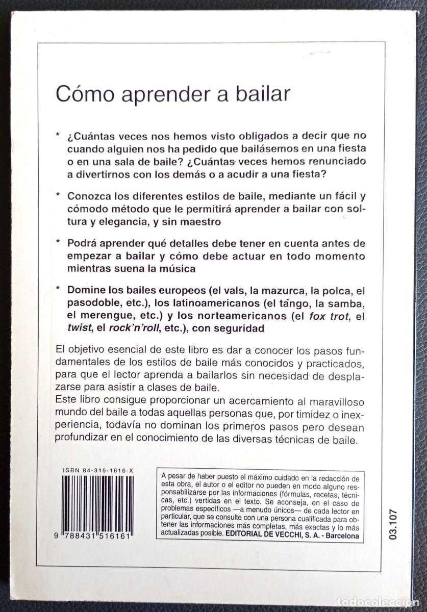 Libros de segunda mano: C&oacute;mo aprender a bailar con soltura y elegancia y sin maestro - Foto 2