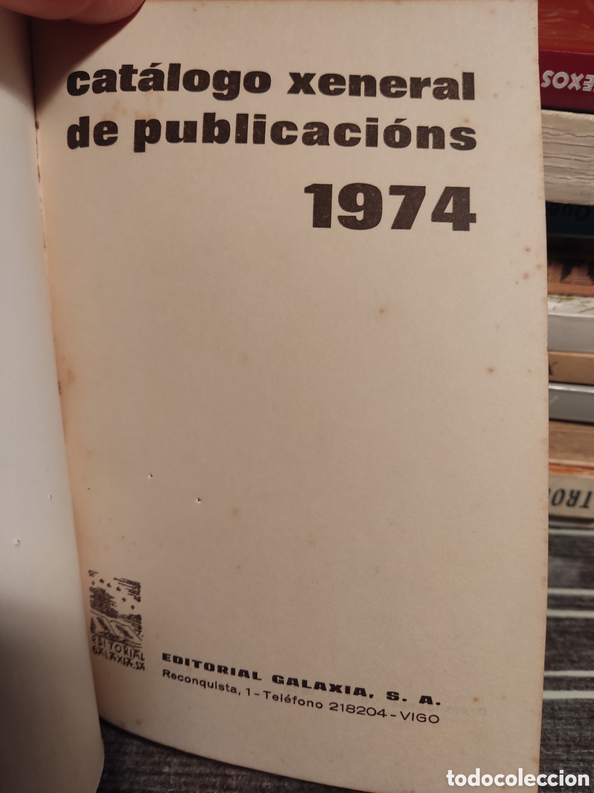 Libros de segunda mano: Cat&aacute;logo 1974 Galaxia - Foto 2