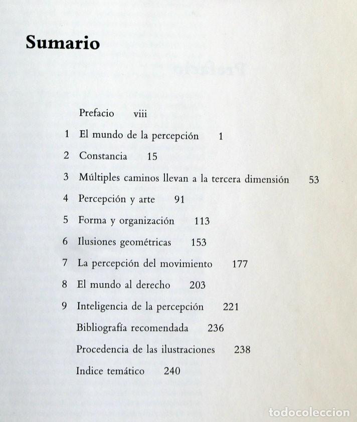 Libros de segunda mano: LA PERCEPCI&Oacute;N. Irvin Rock - Foto 3