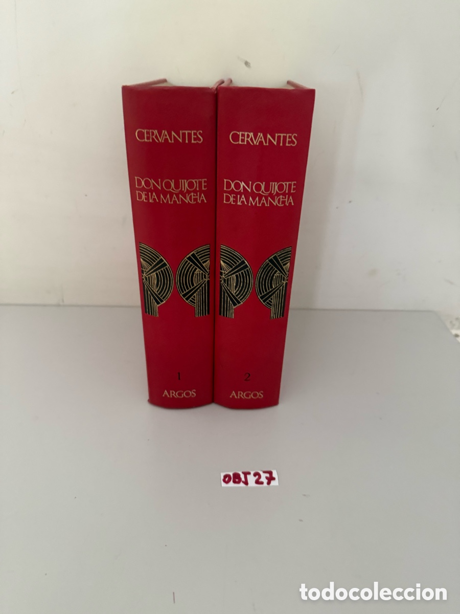 Libros de segunda mano: DON QUIJOTE DE LA MANCHA - 2 TOMOS - EDITORIAL ARGOS - 1969 - Foto 2