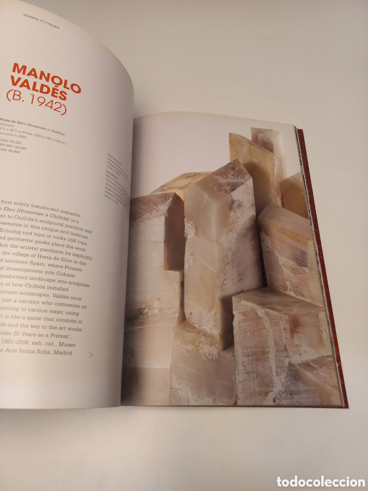 Libros de segunda mano: Christies Homage to Chillida. 2013. - Foto 8