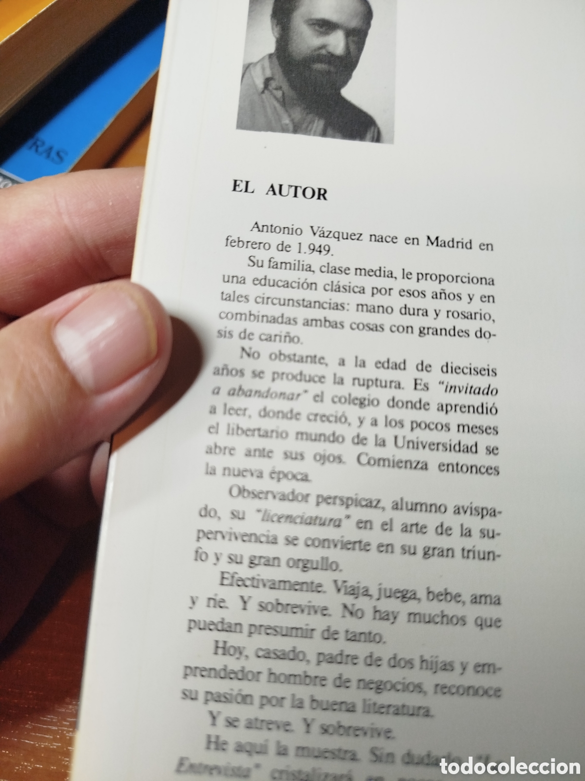 Libros de segunda mano: La entrevista. A. V&aacute;zquez. Juan Pablo - Foto 3
