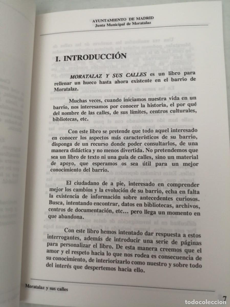 Libros de segunda mano: Moratalaz y sus calles (Primera edici&oacute;n) - Foto 5