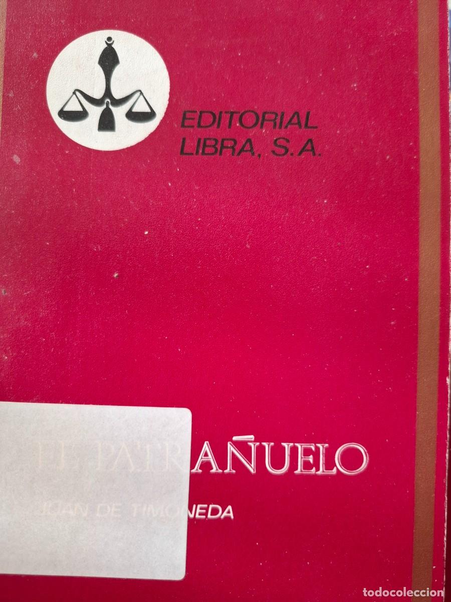 Libros de segunda mano: 22 el patra&ntilde;uelo Juan de Timoneda - Foto 1