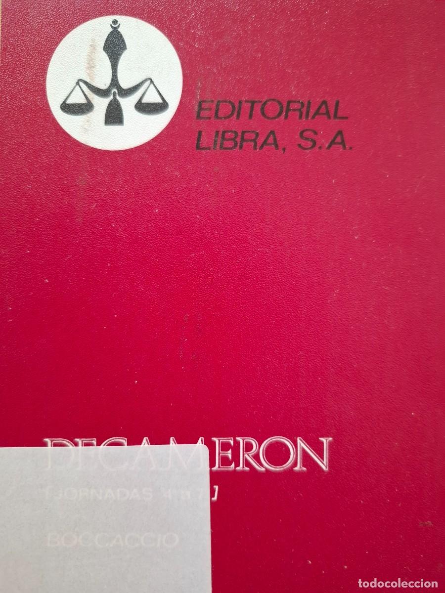 Libros de segunda mano: 41 Decamer&oacute;n jornadas 4 a 7 Giovanni Boccaccio - Foto 1