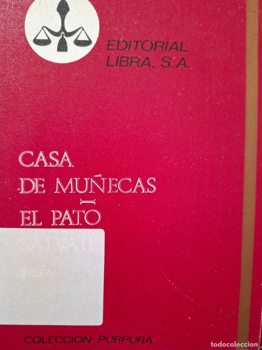Libros de segunda mano: 46 casa de mu&ntilde;ecas el pato salvaje Henrik Ibsen - Foto 1