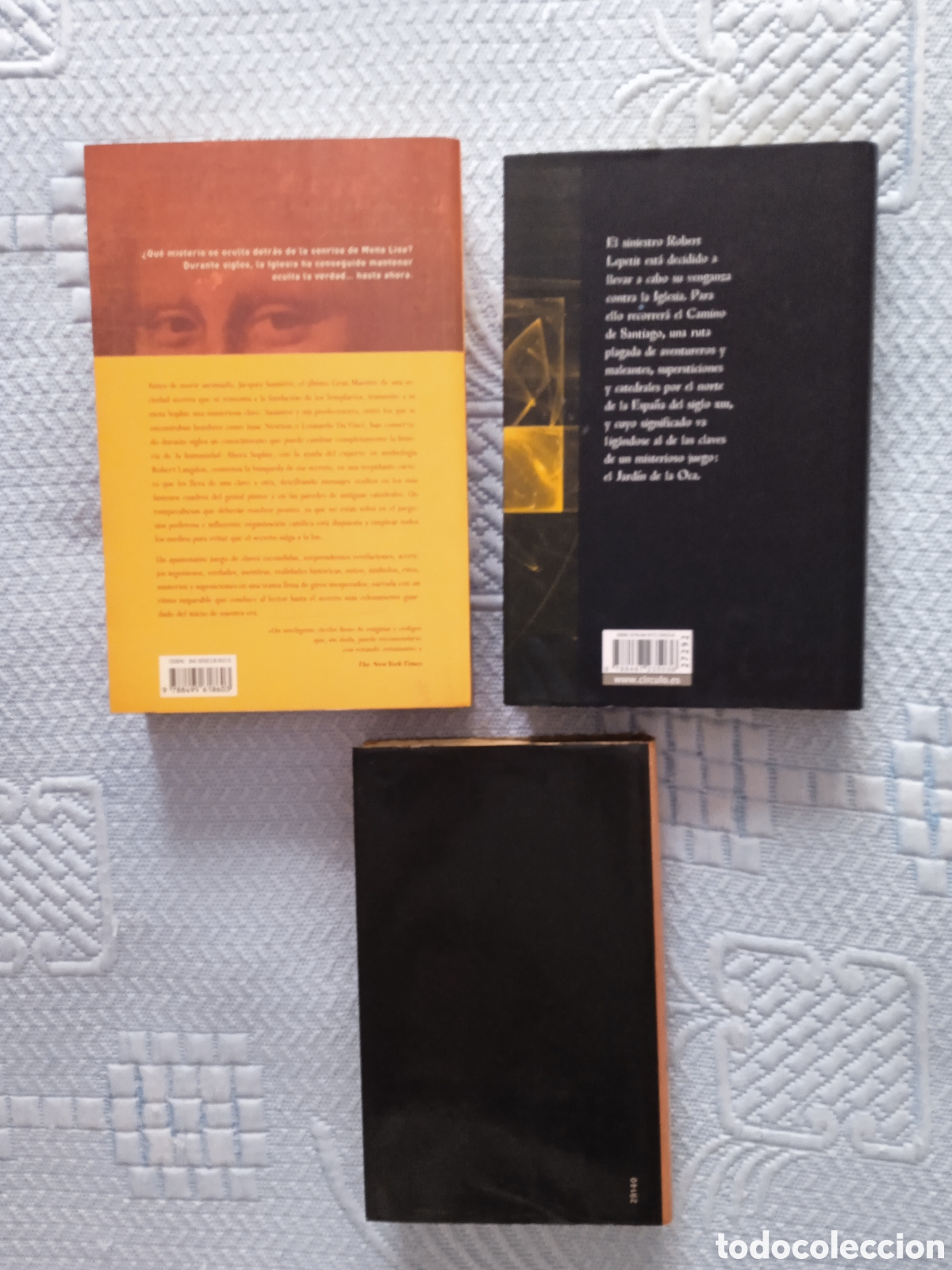 Libros de segunda mano: Lote 3 libros Codigo da vinci, El Jardin de la oca, Los pecados cardinales - Foto 2