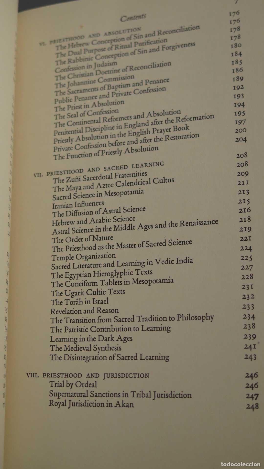 Libros de segunda mano: THE NATURE AND FUNCTION OF PRIESTHOOD by E. O. JAMES - Foto 4