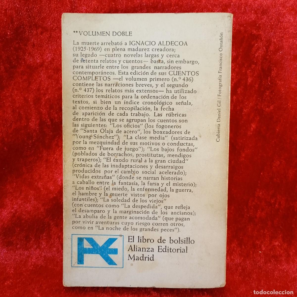 Libros de segunda mano: CUENTOS COMPLETOS I - IGNACIO ALDECOA - ALIANZA EDITORIAL - 1973 / 8341 - Foto 2