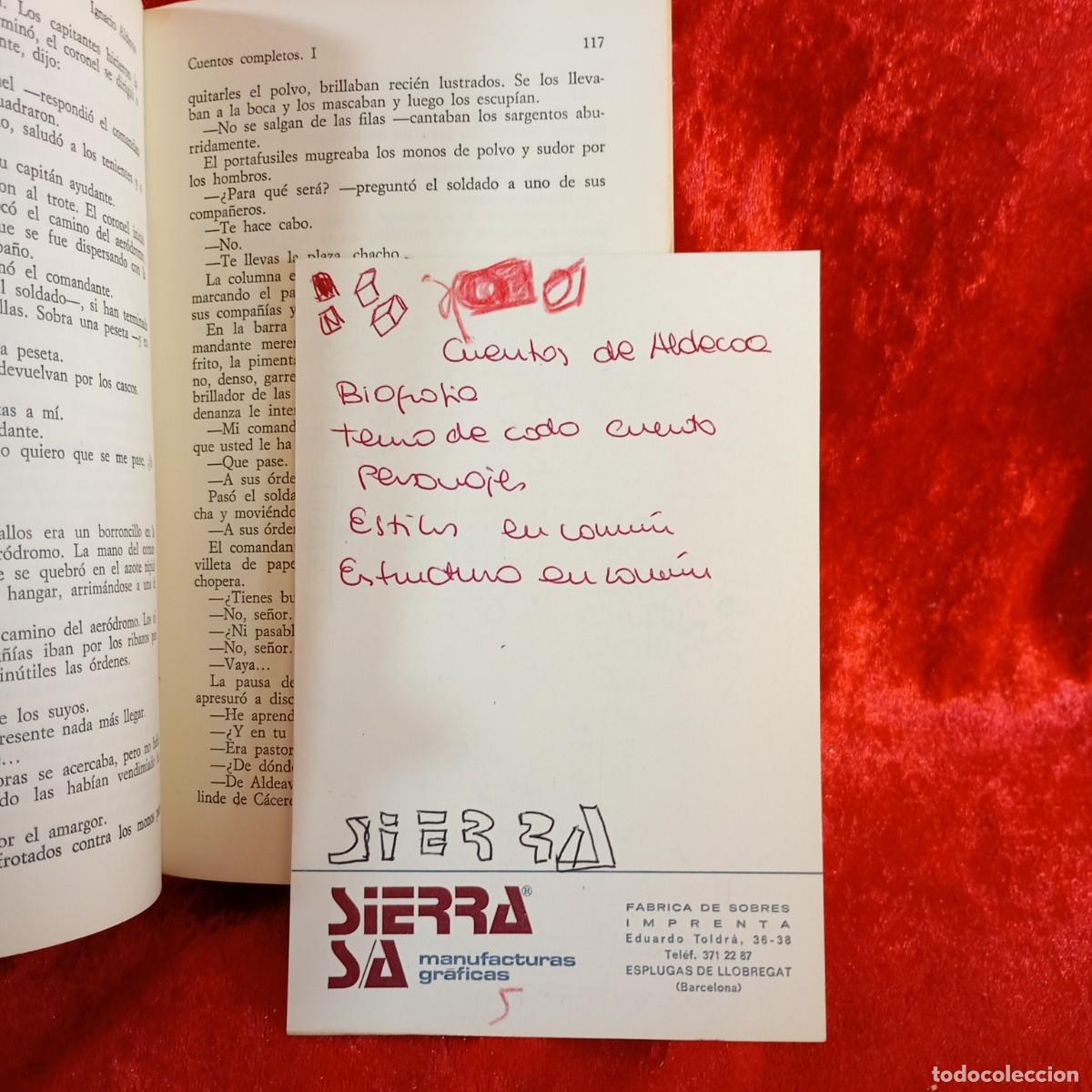 Libros de segunda mano: CUENTOS COMPLETOS I - IGNACIO ALDECOA - ALIANZA EDITORIAL - 1973 / 8341 - Foto 7