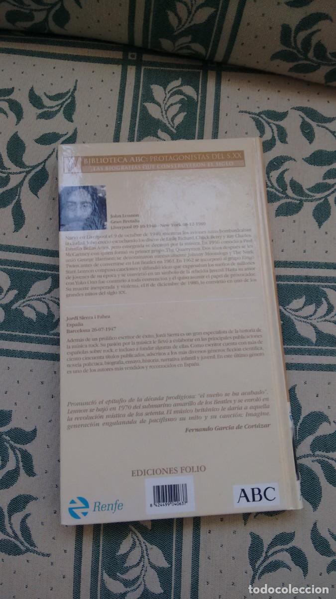Libros de segunda mano: Libro : JOHN LENNON de Jordi Sierra I Fabra - Foto 2