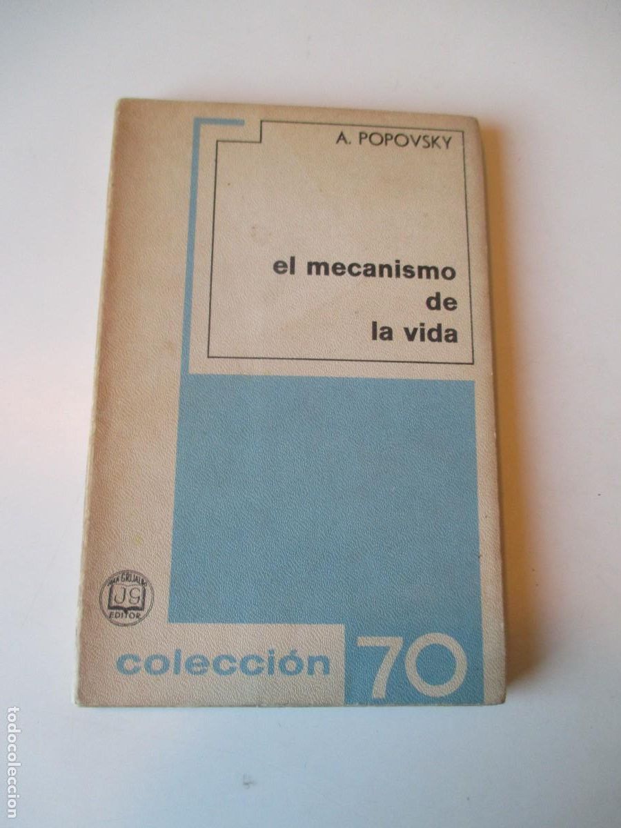 Libros de segunda mano: A. POPOVSKY El mecanismo de la vida W36817 - Foto 1