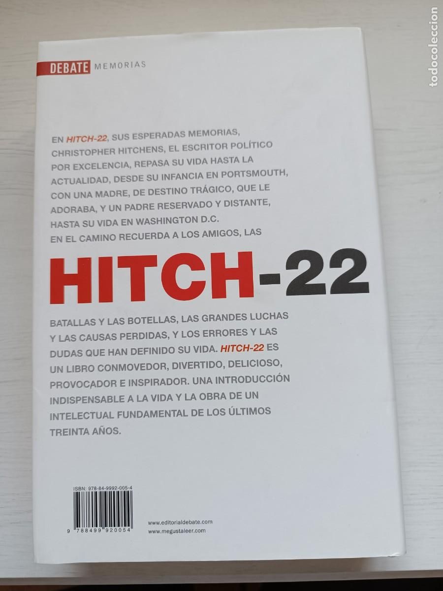 Libros de segunda mano: Hitch-22. Memorias - Christopher Hitchens. Debate - Foto 2