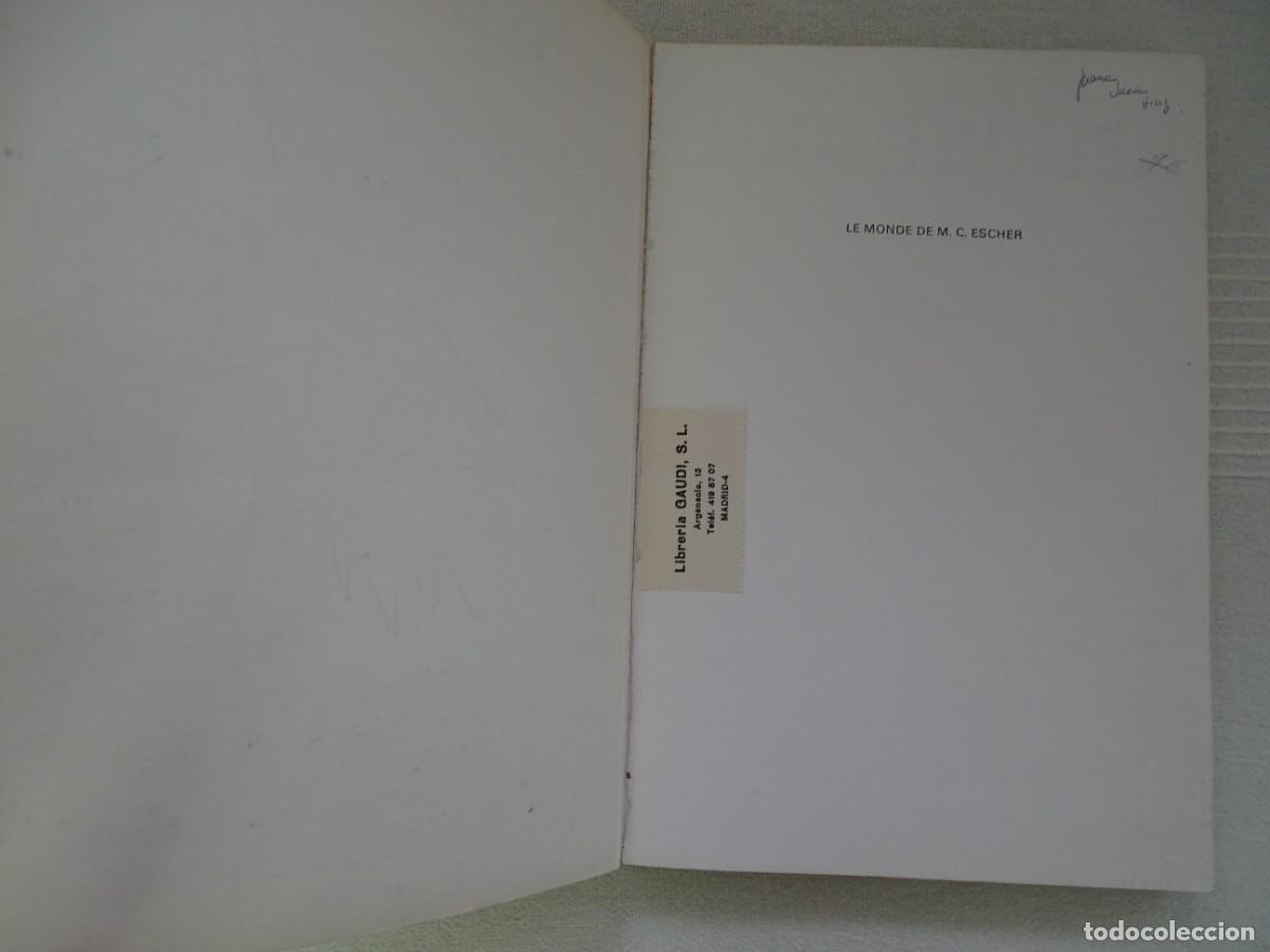 Libros de segunda mano: Le monde de M. C. Escher. Libro en franc&eacute;s. - Foto 4