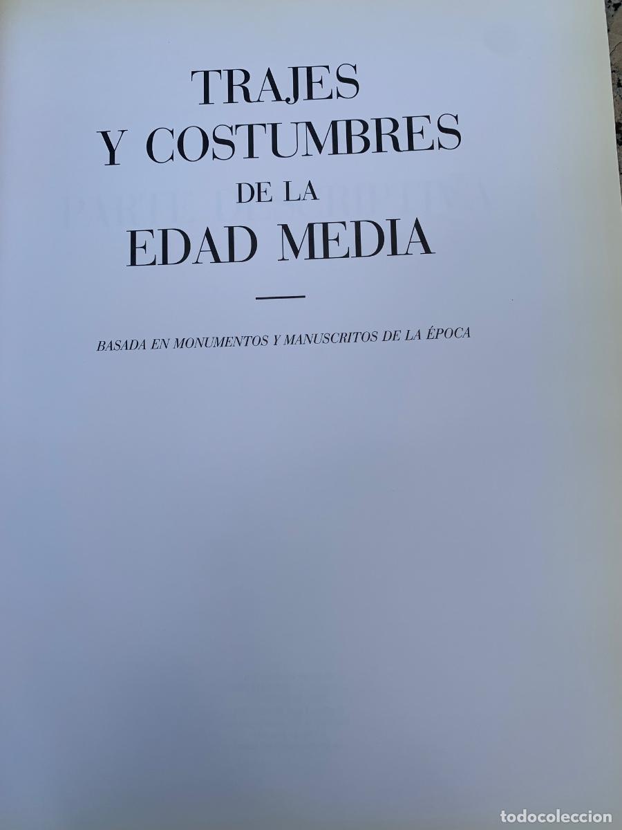 Libros de segunda mano: Trajes y costumbres de la edad media - Foto 2