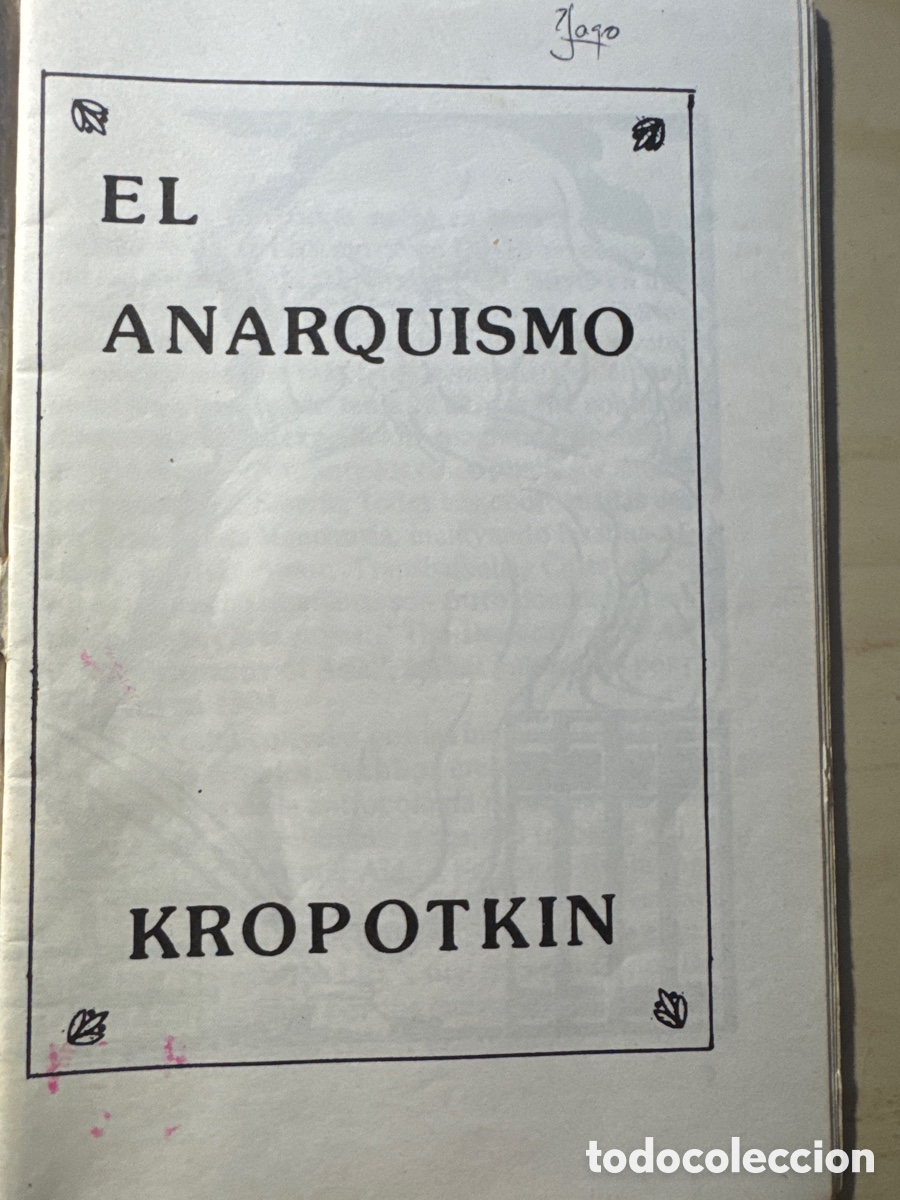 Libros de segunda mano: PEDRO KROPOTKIN. EL ANARQUISMO. - Foto 2