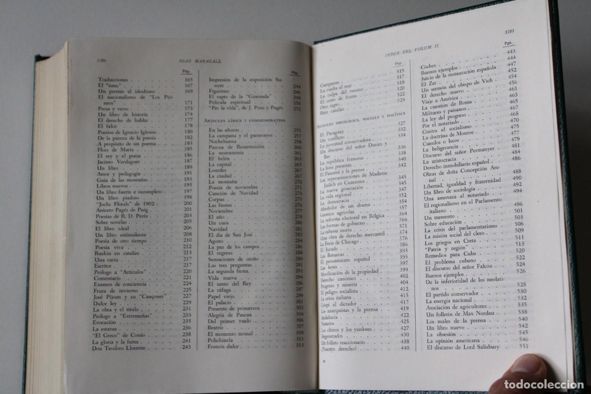 Libros de segunda mano: Joan Maragall - Obres completes. Tomo 2. Obra castellana - Selecta - Foto 6