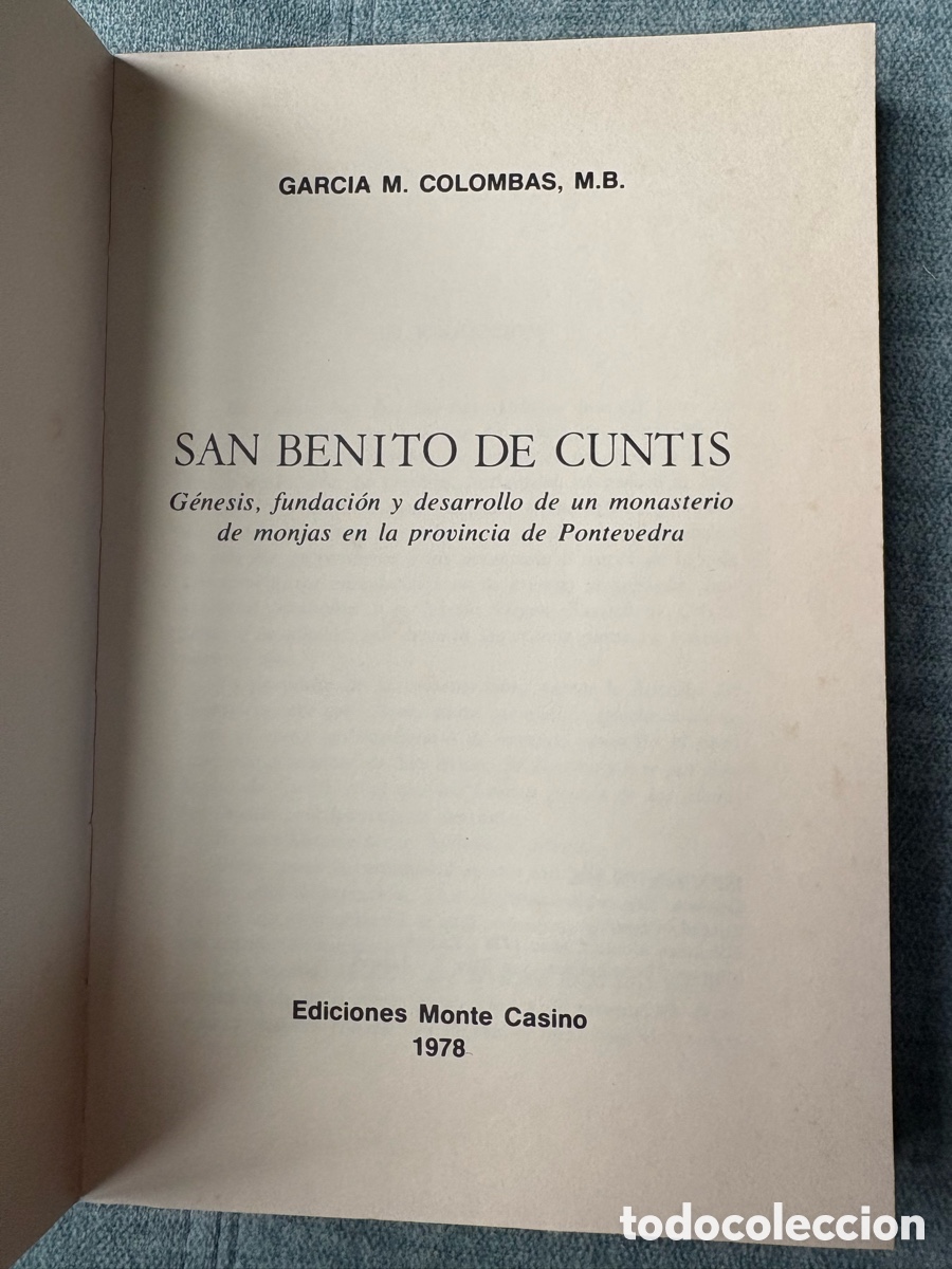 Libros de segunda mano: (L285) San Benito de Cuntis - Foto 3