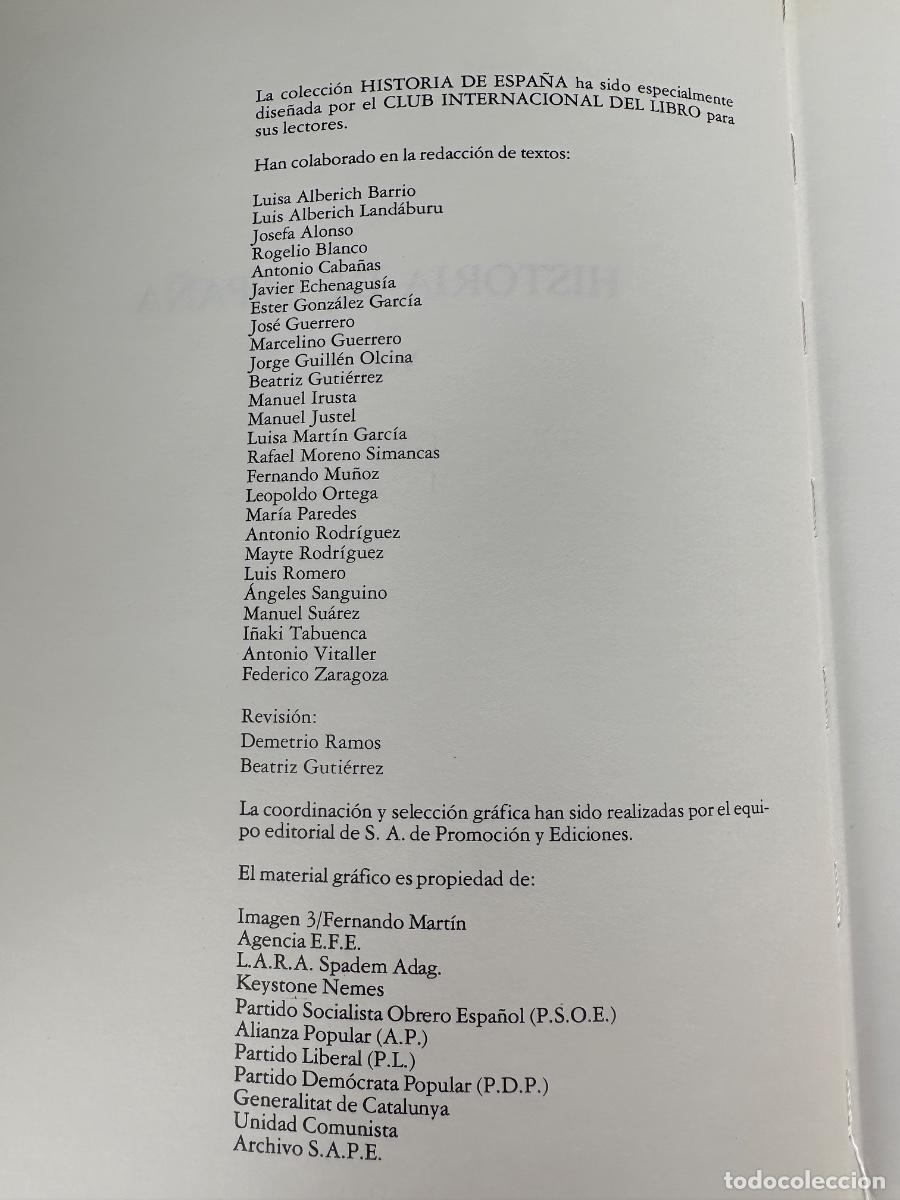Libros de segunda mano: Historia de Espa&ntilde;a (13 tomos) - Club Internacional del Libro - Foto 7