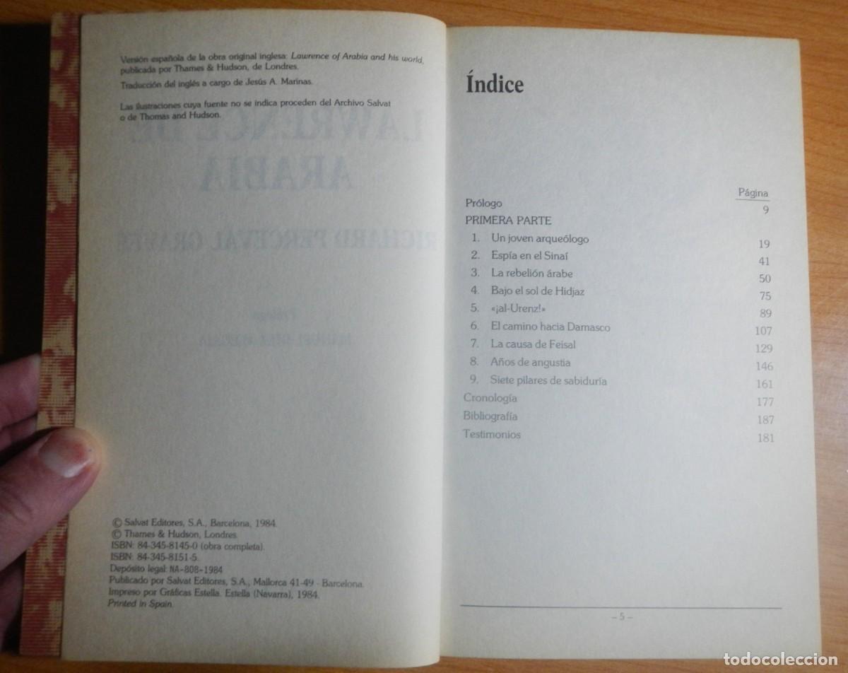Libros de segunda mano: LAWRENCE DE ARABIA. Richard P. Graves - Foto 3