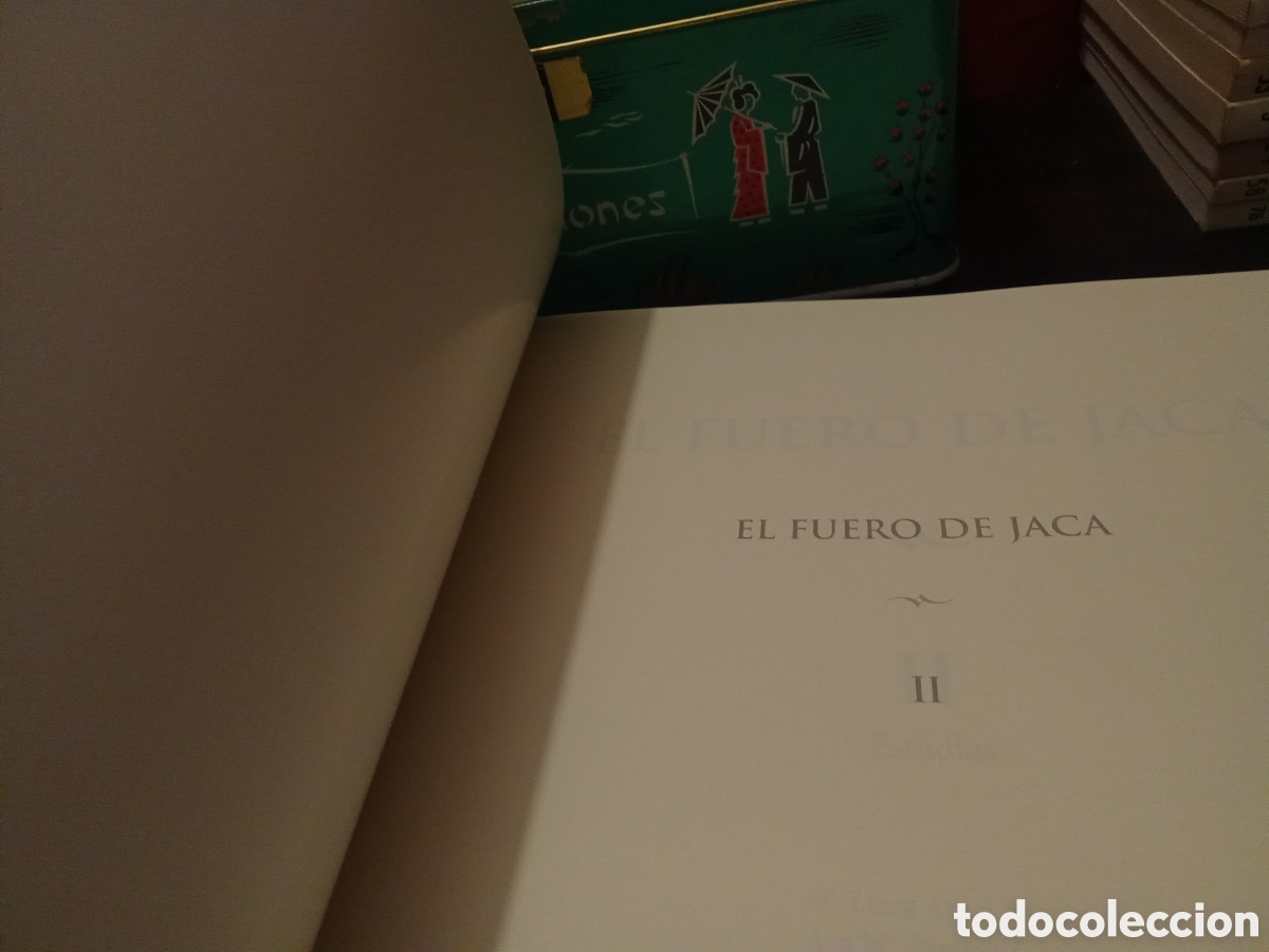 Libros de segunda mano: EL FUERO DE JACA - I Facsimile II Estudios - OBRAS COMPLETA - Foto 14