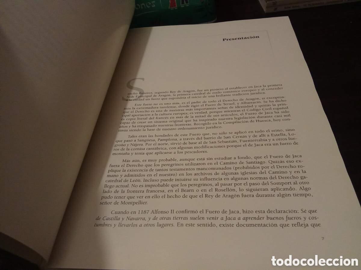 Libros de segunda mano: EL FUERO DE JACA - I Facsimile II Estudios - OBRAS COMPLETA - Foto 16