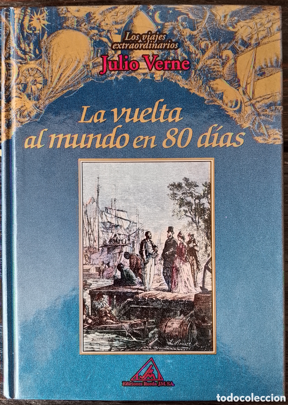 Libros de segunda mano: La vuelta al mundo en 80 dias ediciones rueda - Foto 1