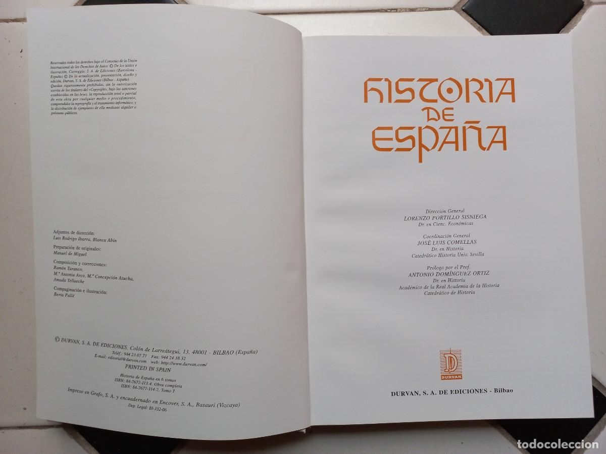 Libros de segunda mano: Historia de Espa&ntilde;a. 6 tomos. Durvan ediciones. - Foto 15