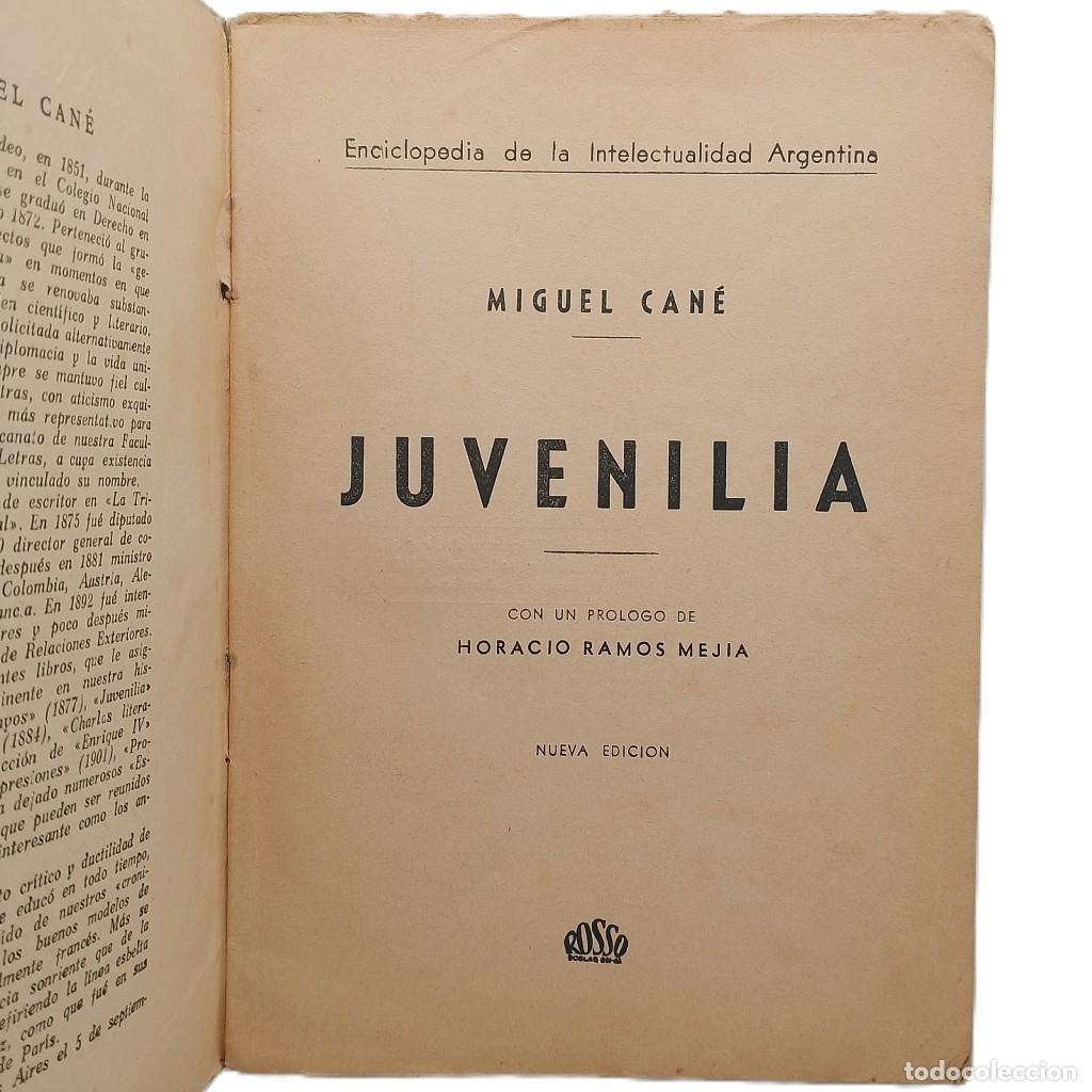 Libros de segunda mano: JUVENILIA. Can&eacute;, Miguel - Foto 1