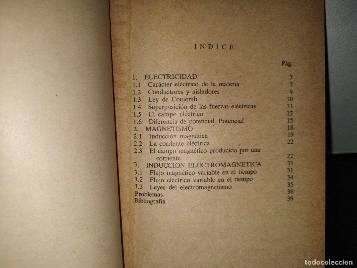 Libros de segunda mano: 99- ELECTROMAGNETISMO - URBANO OSEGUERA - 1973 - Foto 6