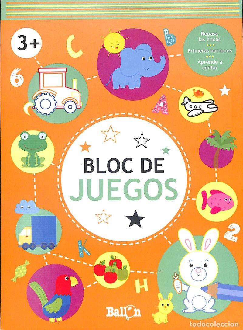 Libri di seconda mano: BLOC DE JUEGOS +3 NARANJA - BALLON - Contenido En Movimiento - BLOC DE JUEGO4,00S