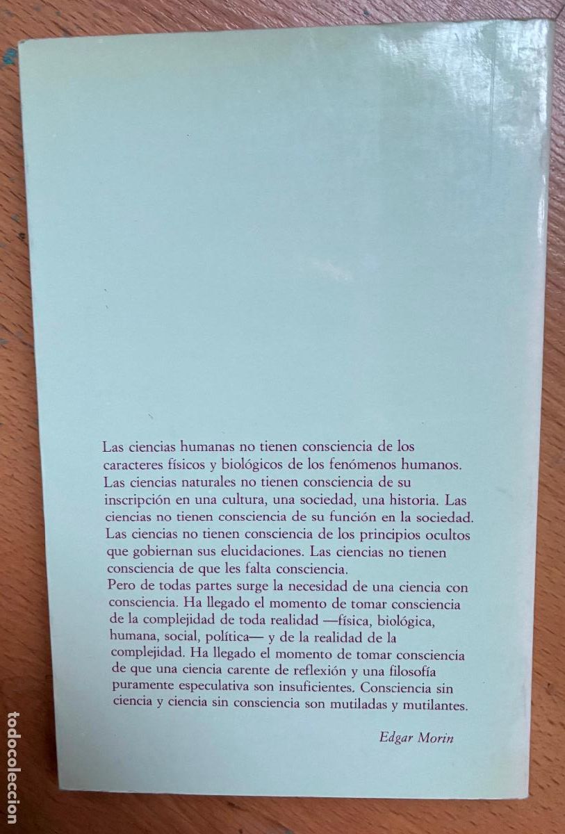 Libros de segunda mano: CIENCIA CON CONSCIENCIA, Edgar Morin, - Foto 2