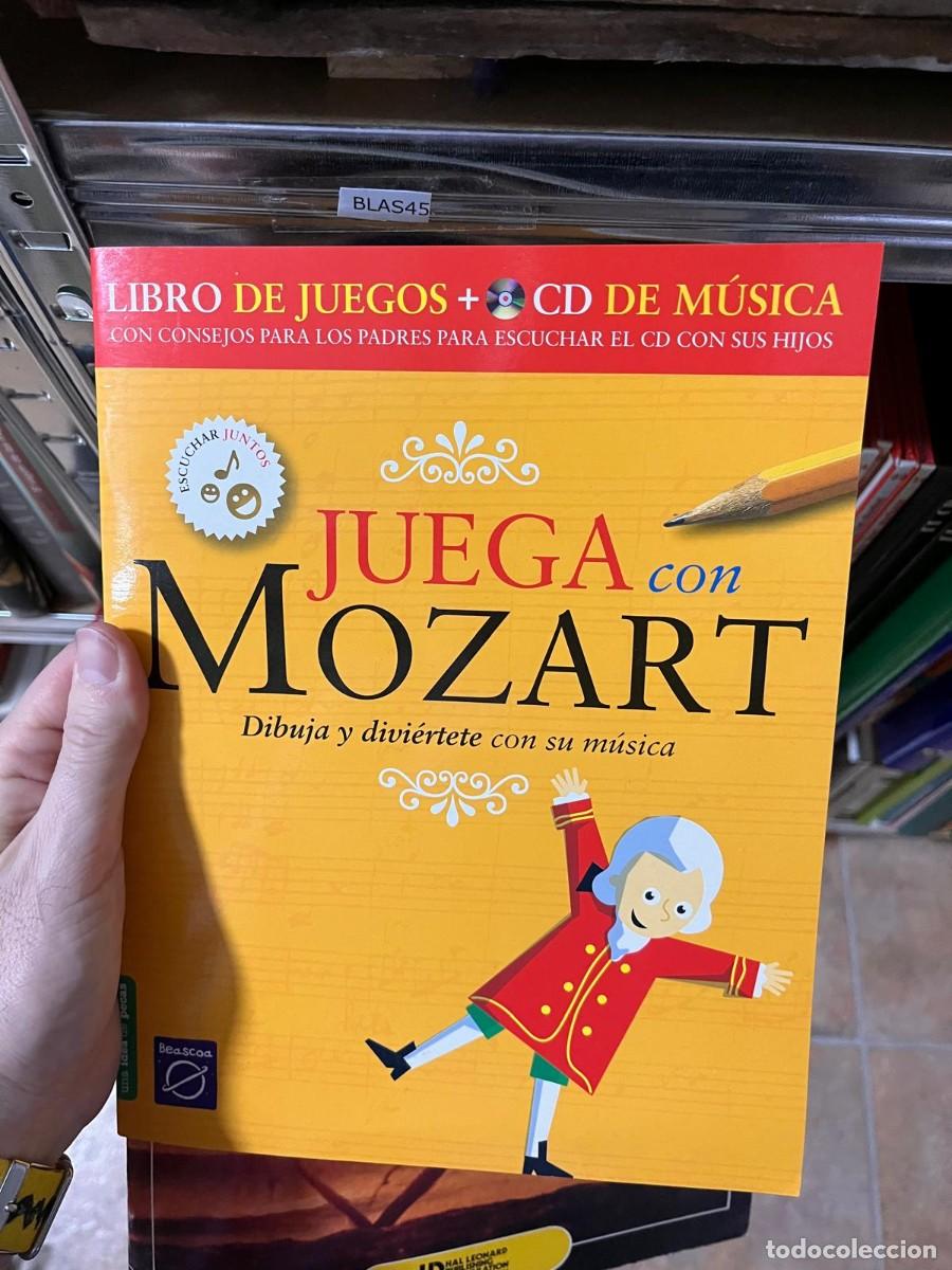 Libros de segunda mano: BLAS45 JUEGA CON MOZART, DIBUJA, DIVIERTETE CON MUSICA, INCLUYE CD