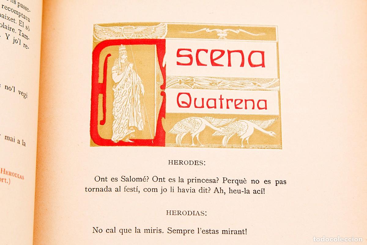 Libros de segunda mano: OSCAR WILDE - SALOM&Eacute; - ADRI&Agrave; GUAL - 1908 - Foto 6