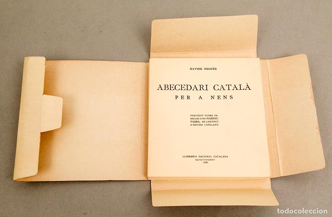 Libros de segunda mano: ABECEDARI CATALA PER A NENS - XAVIER NOGUES - FACSIMIL - Foto 3