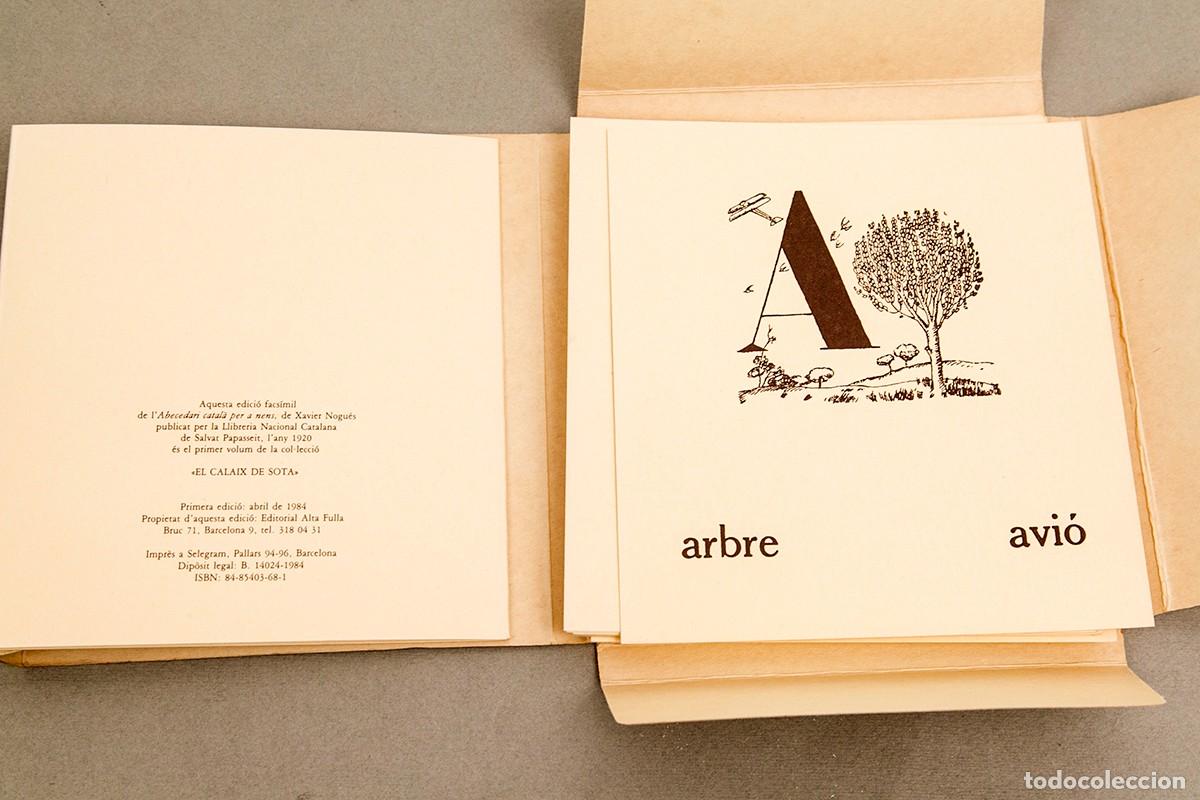 Libros de segunda mano: ABECEDARI CATALA PER A NENS - XAVIER NOGUES - FACSIMIL - Foto 4
