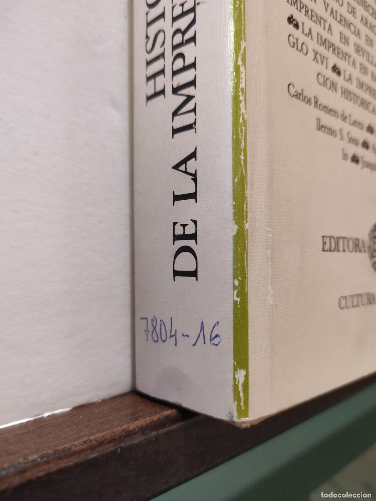Libros de segunda mano: HISTORIA DE LA IMPRENTA HISPANA - VARIOS AUTORES - Foto 8