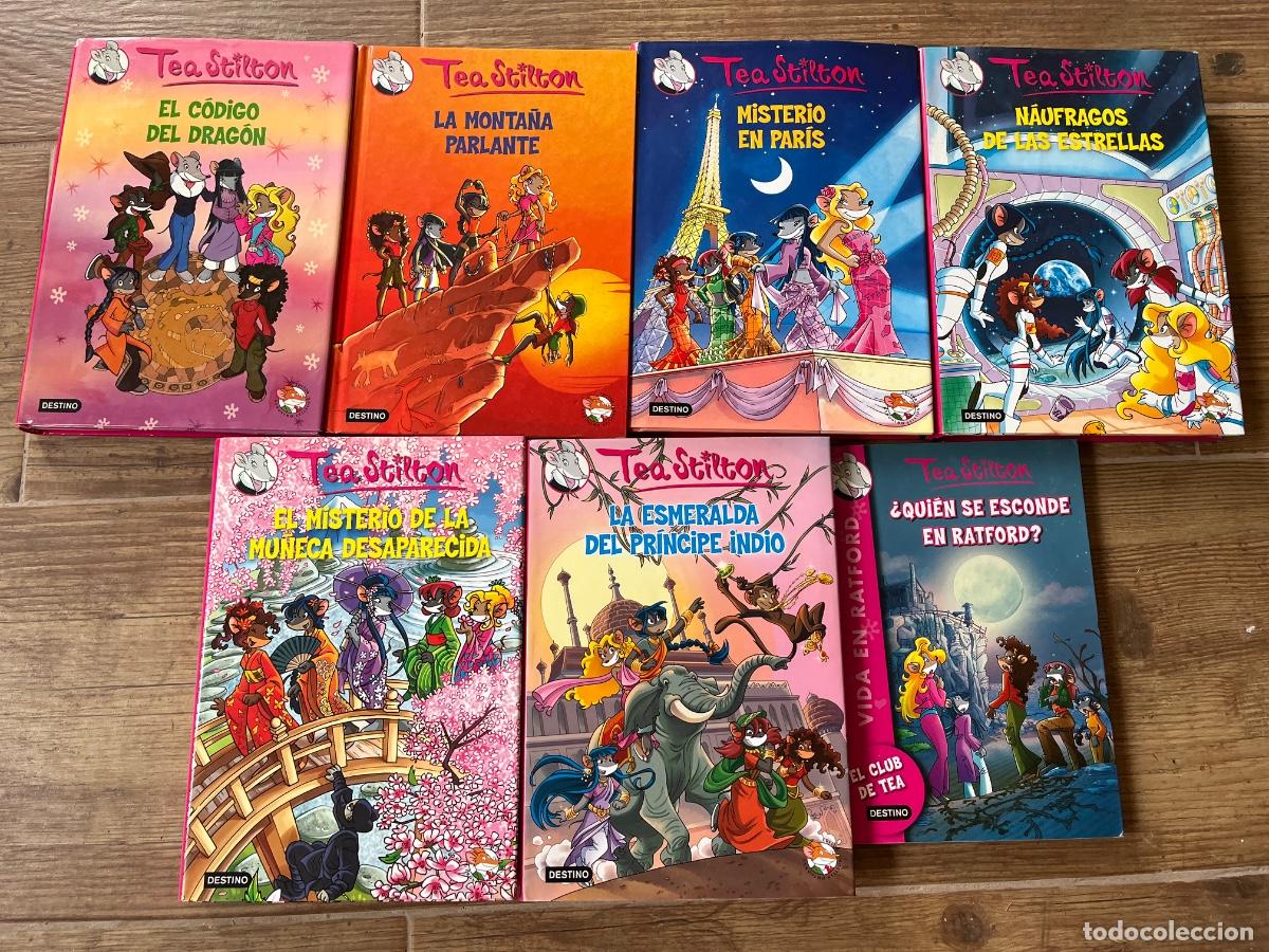 Libros de segunda mano: 7 TOMOS TEA STILTON - C&Oacute;DIGO DRAG&Oacute;N MONTA&Ntilde;A PARLANTE Y M&Aacute;S - Foto 1