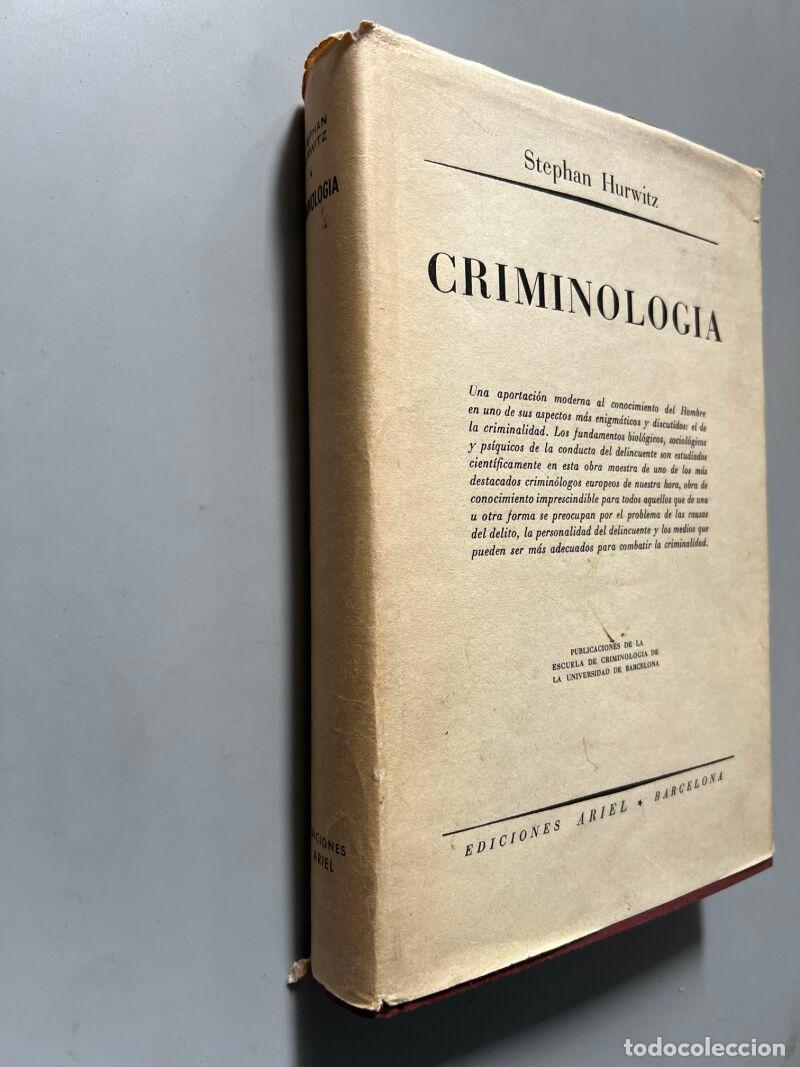 Libros de segunda mano: Criminolog&iacute;a, Stephan Hurwitz - Ediciones Ariel - 1956 - Foto 8