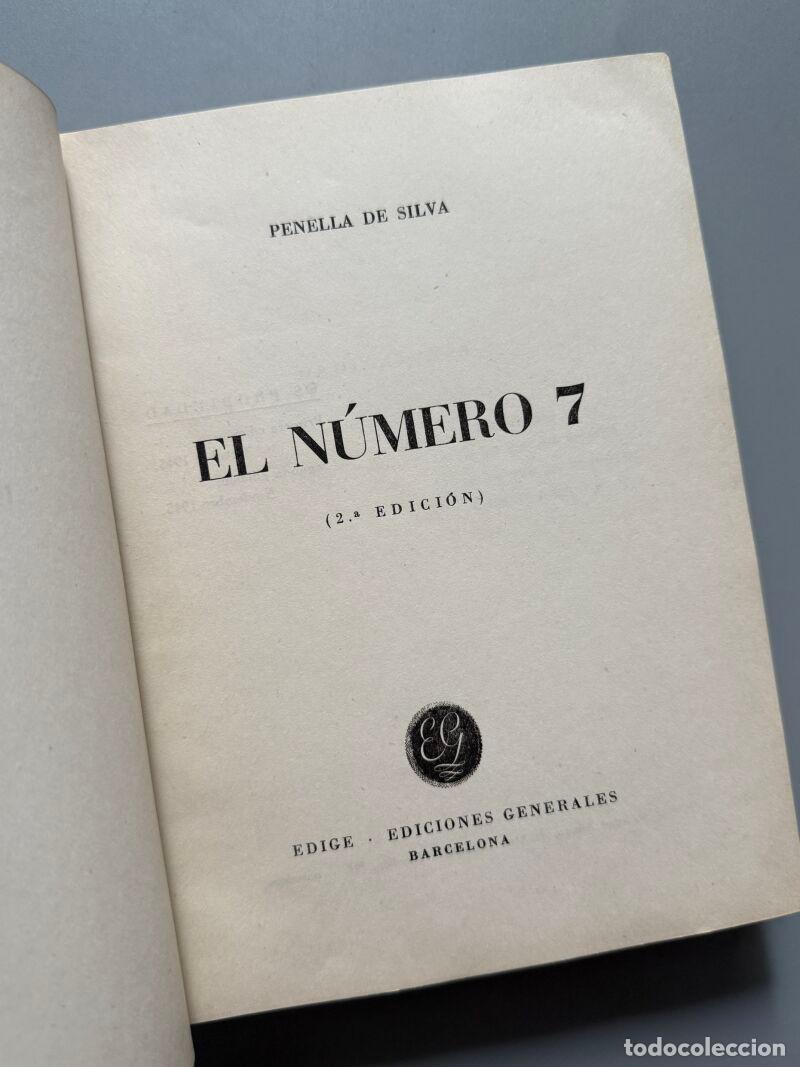 Libros de segunda mano: El n&uacute;mero 7, Penella de Silva - Edige Ediciones Generales, 1945 - Foto 2