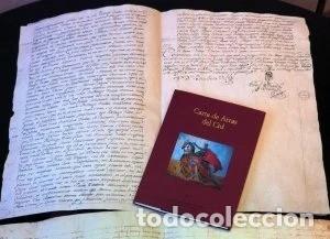 Libros de segunda mano: FACS&Iacute;MIL CARTAS DE ARRAS DEL CID Y DO&Ntilde;A JIMENA - ED SILO&Eacute; 2000 - - Foto 4