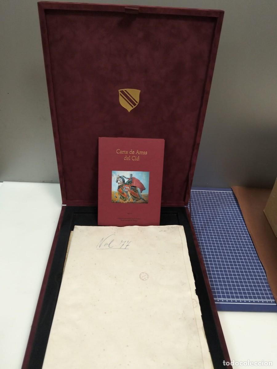Libros de segunda mano: FACS&Iacute;MIL CARTAS DE ARRAS DEL CID Y DO&Ntilde;A JIMENA - ED SILO&Eacute; 2000 - - Foto 2